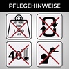 8er-Pack Utopia Home Betterhöhung Möbelerhöher Verstellbar – Schwarz(Weiß)