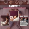 Gesteppte Matratzenschoner 150x200x38 cm, Matratzenauflage 4 Eckgummis(160 x 200 cm)