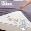 Utopia Bedding – 2er Set Spannbettlaken 90x200cm – Beige(Lavendel)