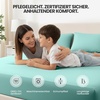 Utopia Bedding – 2er Set Spannbettlaken 90x200cm – Beige(Spa Blau)