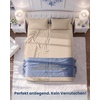 Utopia Bedding – 6er Set Spannbettlaken 160 x 200 cm – Weiß(Beige)