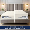 Utopia Bedding – 6er Set Spannbettlaken 160 x 200 cm – Weiß(Elfenbeinfarben)