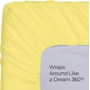Utopia Bedding – 6er Set Spannbettlaken 160 x 200 cm – Weiß(Gelb)