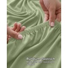 Utopia Bedding – 6er Set Spannbettlaken 160 x 200 cm – Weiß(Graugrün)