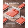 Utopia Bedding – 6er Set Spannbettlaken 160 x 200 cm – Weiß(Korallenrot)