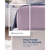 Utopia Bedding – 6er Set Spannbettlaken 160 x 200 cm – Weiß(Lavendel)