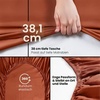 Utopia Bedding – 6er Set Spannbettlaken 160 x 200 cm – Weiß(Orange)