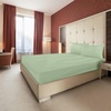 Utopia Bedding – 6er Set Spannbettlaken 160 x 200 cm – Weiß(Salbei)