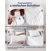 Utopia Bedding – 6er Set Spannbettlaken 160 x 200 cm – Weiß(Weiß)