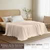 Utopia Bedding – Bettlaken ohne Gummizug – 225x255cm – Grau(Beige)