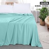 Utopia Bedding – Bettlaken ohne Gummizug – 225x255cm – Grau(Blau (Spa Blue))