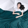 Utopia Bedding – Bettlaken ohne Gummizug – 225x255cm – Grau(Blaugrün/ein Hauch Von Paradies (Trace Of Paradise))