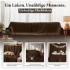 Utopia Bedding – Bettlaken ohne Gummizug – 225x255cm – Grau(Braun)