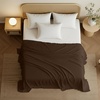 Utopia Bedding – Bettlaken ohne Gummizug – 225x255cm – Grau(Braun)