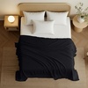 Utopia Bedding – Bettlaken ohne Gummizug – 225x255cm – Grau(Schwarz)