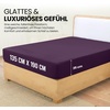 Utopia Bedding – Spannbettlaken 135x190cm – Lila(Lila)