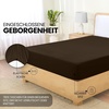 Utopia Bedding – Spannbettlaken 140x200cm – Burgunderrot(Braun)