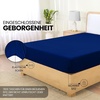 Utopia Bedding – Spannbettlaken 140x200cm – Burgunderrot(Royal Blau)