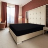 Utopia Bedding – Spannbettlaken 140x200cm – Burgunderrot(Schwarz)