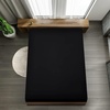 Utopia Bedding – Spannbettlaken 140x200cm – Burgunderrot(Schwarz)