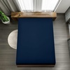 Utopia Bedding – Spannbettlaken 140x200cm – Burgunderrot(Weiß)