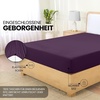 Utopia Bedding – Spannbettlaken 150x200cm – Spa Blau(Lila)