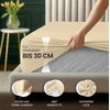 Utopia Bedding – Spannbettlaken 90x200cm Bis 30 cm – Beige(Beige)