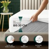 Utopia Bedding – Spannbettlaken 90x200cm Bis 30 cm – Beige(Weiß)