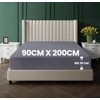 Utopia Bedding – Spannbettlaken 90x200cm Bis 30 cm – Schwarz(Grau)
