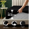 Utopia Bedding – Spannbettlaken 90x200cm Bis 30 cm – Schwarz(Schwarz)