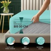 Utopia Bedding – Spannbettlaken 90x200cm Bis 30 cm – Schwarz(Spa Blau)