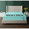 Utopia Bedding – Spannbettlaken 90x200cm Bis 30 cm – Schwarz(Spa Blau)