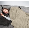 Utopia Bedding 100% Baumwolle Waffeldecke Kuschedecke 300 GSM (Anthrazitgrau – 274 x 228 cm) weiche leichte, atmungsaktive tagesdecke, Sofa & Couch überwurf für alle Jahreszeiten(Khaki)