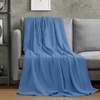 Utopia Bedding 100% Baumwolle Waffeldecke Kuschedecke 300 GSM (Anthrazitgrau – 274 x 228 cm) weiche leichte, atmungsaktive tagesdecke, Sofa & Couch überwurf für alle Jahreszeiten(Wedgewood)