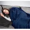 Utopia Bedding 100% Baumwolle Waffeldecke Kuschedecke 300 GSM (Anthrazitgrau – 274 x 228 cm) weiche leichte, atmungsaktive tagesdecke, Sofa & Couch überwurf für alle Jahreszeiten(Marine)