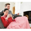 Utopia Bedding 100% Baumwolle Waffeldecke Kuschedecke 300 GSM (Anthrazitgrau – 274 x 228 cm) weiche leichte, atmungsaktive tagesdecke, Sofa & Couch überwurf für alle Jahreszeiten(Rosa)