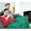 Utopia Bedding 100% Baumwolle Waffeldecke Kuschedecke 300 GSM (Anthrazitgrau – 274 x 228 cm) weiche leichte, atmungsaktive tagesdecke, Sofa & Couch überwurf für alle Jahreszeiten(Smaragdrün)
