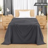 Utopia Bedding 100% Baumwolle Waffeldecke Kuschedecke 300 GSM (Anthrazitgrau – 274 x 228 cm) weiche leichte, atmungsaktive tagesdecke, Sofa & Couch überwurf für alle Jahreszeiten(Anthrazit)
