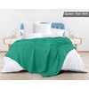 Utopia Bedding 100% Baumwolle Waffeldecke Kuschedecke 300 GSM (Anthrazitgrau – 274 x 228 cm) weiche leichte, atmungsaktive tagesdecke, Sofa & Couch überwurf für alle Jahreszeiten(Smaragdrün)