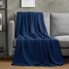 Utopia Bedding 100% Baumwolle Waffeldecke Kuschedecke 300 GSM (Anthrazitgrau – 274 x 228 cm) weiche leichte, atmungsaktive tagesdecke, Sofa & Couch überwurf für alle Jahreszeiten(Marineblau)