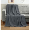 Utopia Bedding 100% Baumwolle Waffeldecke Kuschedecke 300 GSM (Anthrazitgrau – 274 x 228 cm) weiche leichte, atmungsaktive tagesdecke, Sofa & Couch überwurf für alle Jahreszeiten(Anthrazit)