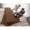 Utopia Bedding 100% Baumwolle Waffeldecke Kuschedecke 300 GSM (Anthrazitgrau – 274 x 228 cm) weiche leichte, atmungsaktive tagesdecke, Sofa & Couch überwurf für alle Jahreszeiten(Braun)