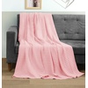 Utopia Bedding 100% Baumwolle Waffeldecke Kuschedecke 300 GSM (Anthrazitgrau – 274 x 228 cm) weiche leichte, atmungsaktive tagesdecke, Sofa & Couch überwurf für alle Jahreszeiten(Rosa)