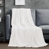 Utopia Bedding 100% Baumwolle Waffeldecke Kuschedecke 300 GSM (Anthrazitgrau – 274 x 228 cm) weiche leichte, atmungsaktive tagesdecke, Sofa & Couch überwurf für alle Jahreszeiten(Weiß)