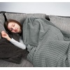 Utopia Bedding 100% Baumwolle Waffeldecke Kuschedecke 300 GSM (Anthrazitgrau – 274 x 228 cm) weiche leichte, atmungsaktive tagesdecke, Sofa & Couch überwurf für alle Jahreszeiten(Kühles Grau)