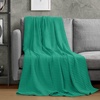 Utopia Bedding 100% Baumwolle Waffeldecke Kuschedecke 300 GSM (Anthrazitgrau – 274 x 228 cm) weiche leichte, atmungsaktive tagesdecke, Sofa & Couch überwurf für alle Jahreszeiten(Smaragdgrün)