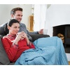 Utopia Bedding 100% Baumwolle Waffeldecke Kuschedecke 300 GSM (Anthrazitgrau – 274 x 228 cm) weiche leichte, atmungsaktive tagesdecke, Sofa & Couch überwurf für alle Jahreszeiten(Himmelblau)