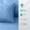 Utopia Bedding 4 Teilige Bettlaken Set, 135x190cm, Niederländisches Blau(Niederländisches Blau)