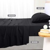 Utopia Bedding 4 Teilige Bettlaken Set, 135x190cm, Niederländisches Blau(Schwarz)