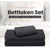 Utopia Bedding 4 Teilige Bettlaken Set, 135x190cm, Niederländisches Blau(Schwarz)